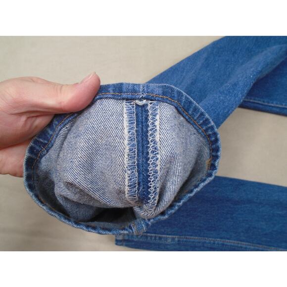 Vintage 90s Levis 501 Medium Wash Denima Button Fly Size 38x36 Red Tab - Picture 10 of 16